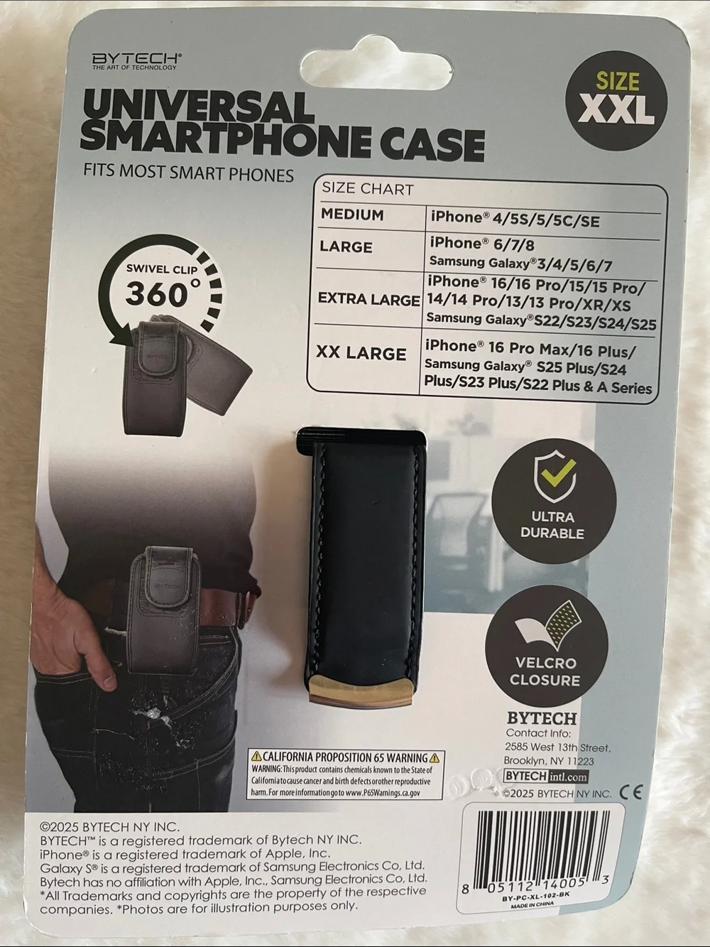 Universal XXL Black Smartphone Case SZ XXL